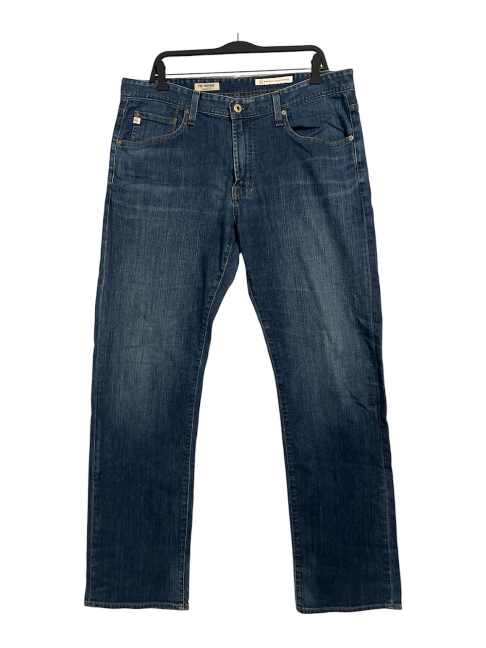 AG Adriano Goldschmied Jeans Men’s 36x33.5 Blue The Protege Straight Leg Denim - Picture 1 of 12